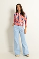 Wide-leg broek met hoge taille
