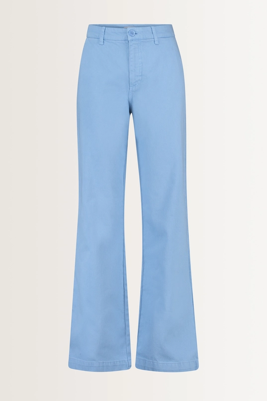 Wide-leg broek met hoge taille
