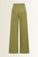 Wide leg broek met matte twillstructuur