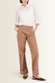 Wide leg broek met plooien Monari