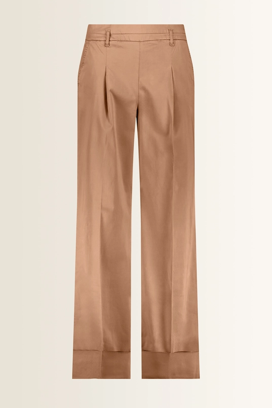 Wide leg broek met plooien Monari