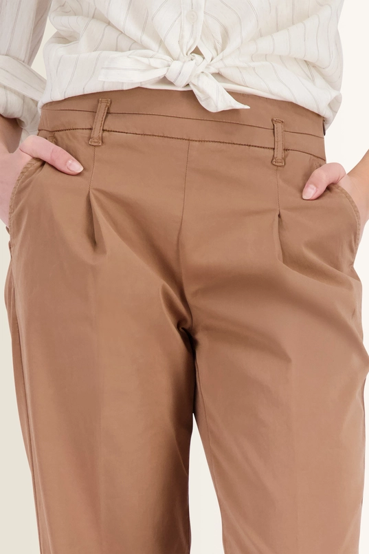 Wide leg broek met plooien Monari