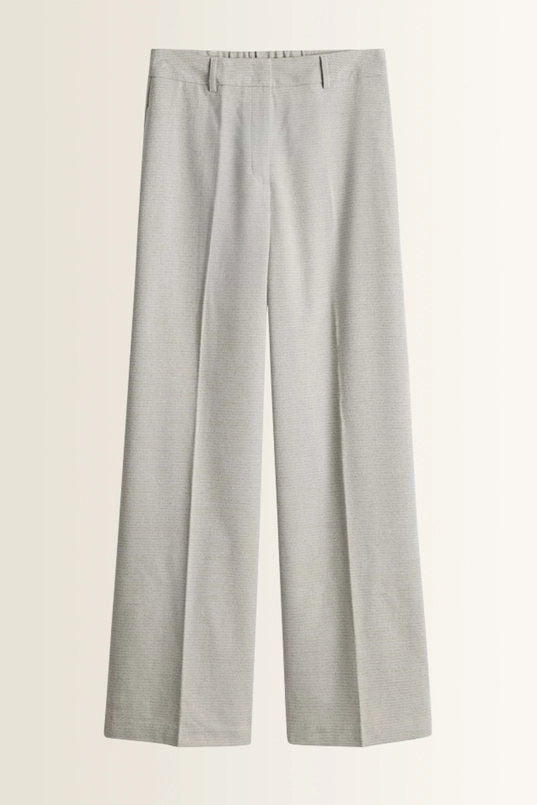 Wide leg broek met structuur Catsby texture Someday