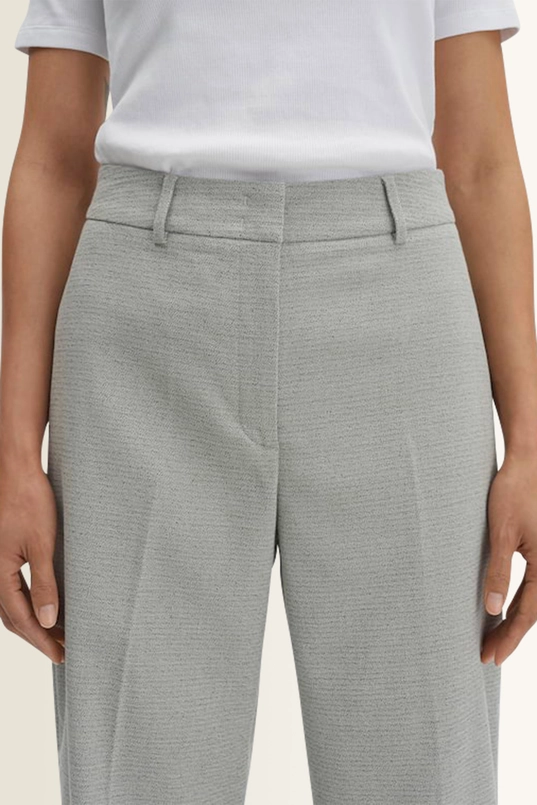 Wide leg broek met structuur Catsby texture Someday