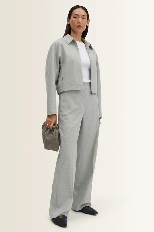 Wide leg broek met structuur Catsby texture Someday