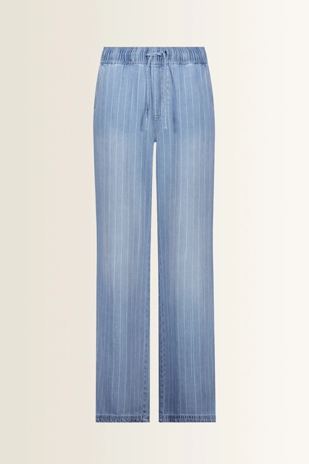 Wide leg broek steepdessin Monari