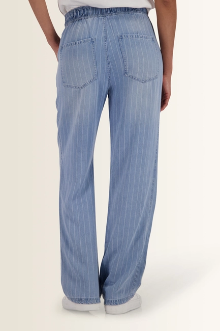 Wide leg broek steepdessin Monari