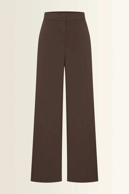 Wide leg coolwool pantalon