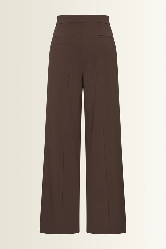 Wide leg coolwool pantalon