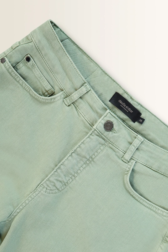 Wide leg jeans in moderne wassing