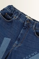 Wide leg jeans met maxi-logo Vortice Max Mara Weekend
