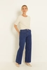 Wide-leg jeans met opgestikte zakken