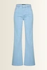 Wide leg jeans met pintuck Flo