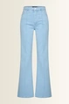 Wide leg jeans met pintuck Flo