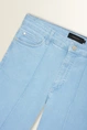 Wide leg jeans met pintuck Flo