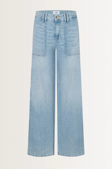 Wide leg jeans opgestikte zakken Alek Cambio