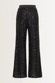 Wide leg paillettenbroek