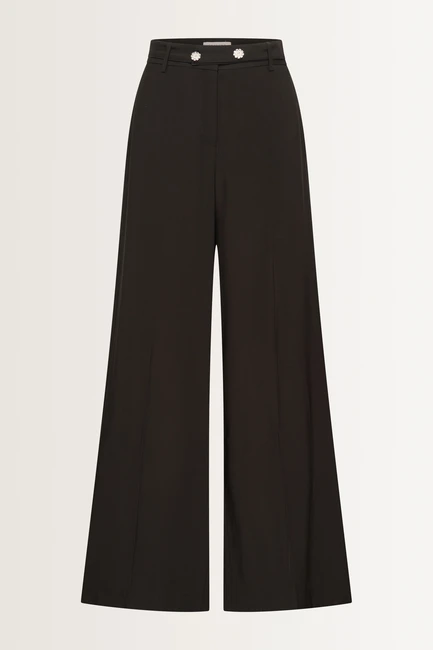 Wide-leg pantalon met ceintuur