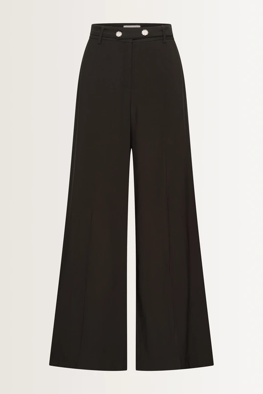 Wide-leg pantalon met ceintuur