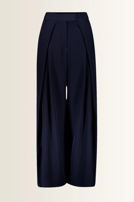 Wide leg pantalon met subtiele krijtstreep ULIANA Gardeur
