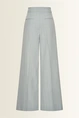 Wide leg pantalon met subtiele lurexweefsel