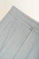 Wide leg pantalon met subtiele lurexweefsel