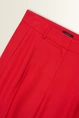 Wide-leg pantalon met zijbies