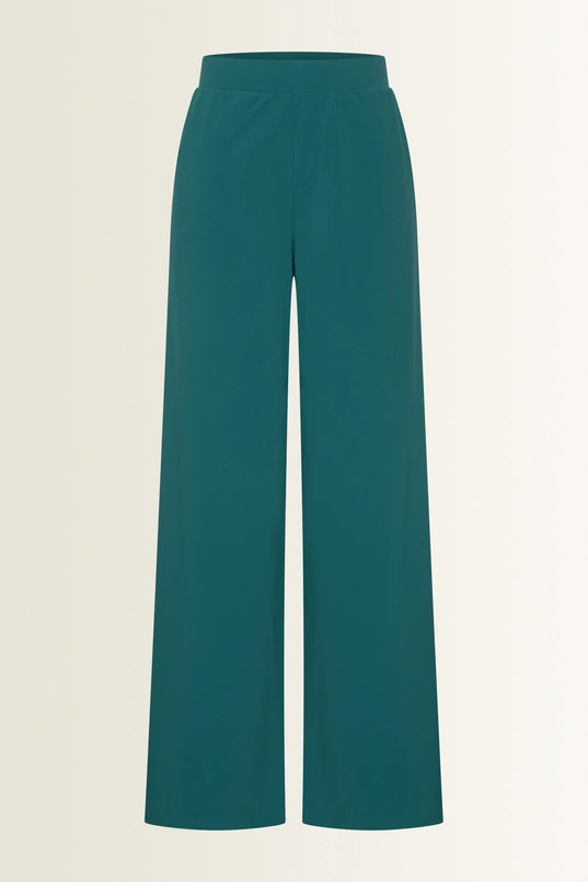 Wide leg travel broek