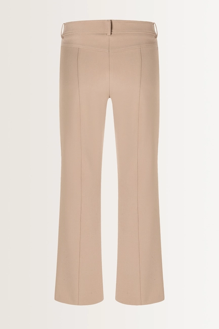 Wijd uitlopende broek gouden details Farah Cambio