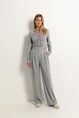Wijde bandplooi pantalon