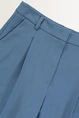 Wijde bandplooi pantalon