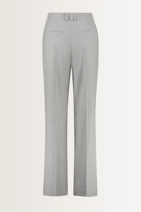 Wijde bandplooi pantalon