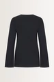 Wijde blouse met V-hals