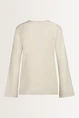 Wijde blouse met V-hals