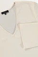 Wijde blouse met V-hals