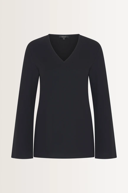 Wijde blouse met V-hals