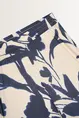 Wijde broek met aquarel bloemenprint