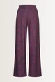Wijde broek met aquarel bloemenprint