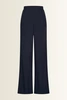Wijde broek met natuurlijke glans