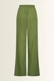 Wijde broek met natuurlijke glans