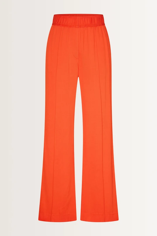 Wijde broek pintuck details