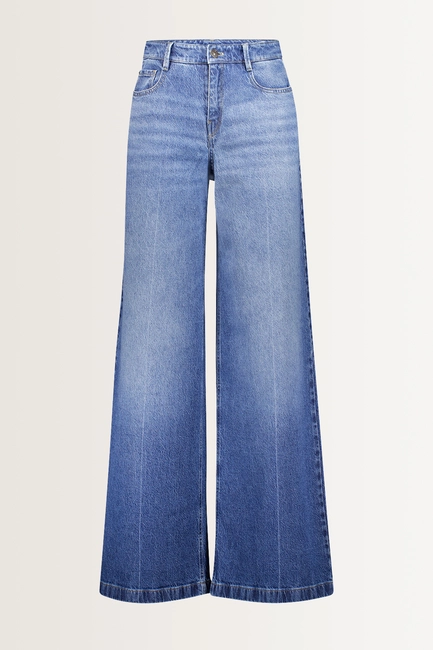 Wijde denimbroek met hoge taille Uletta Gardeur