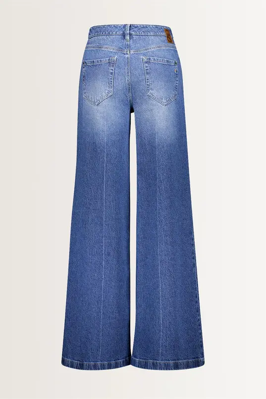 Wijde denimbroek met hoge taille Uletta Gardeur