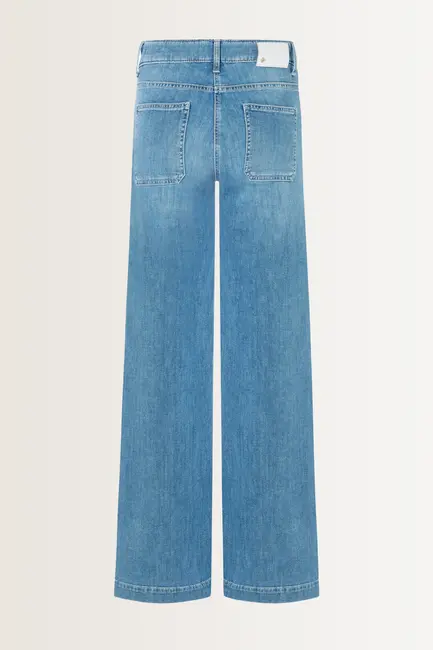 Wijde jeans met kanten details Ada Cambio