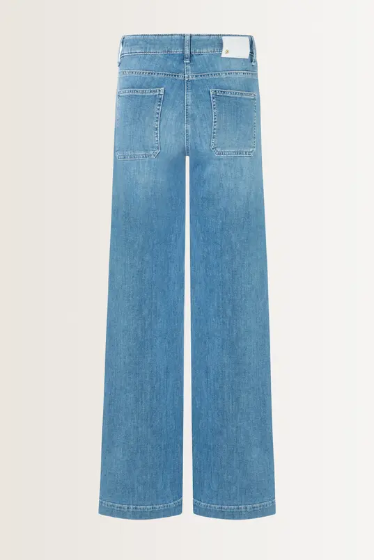 Wijde jeans met kanten details Ada Cambio
