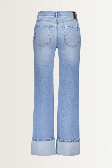 Wijde jeans met omslag FELIZA5 Gardeur