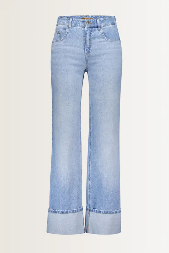 Wijde jeans met omslag FELIZA5 Gardeur