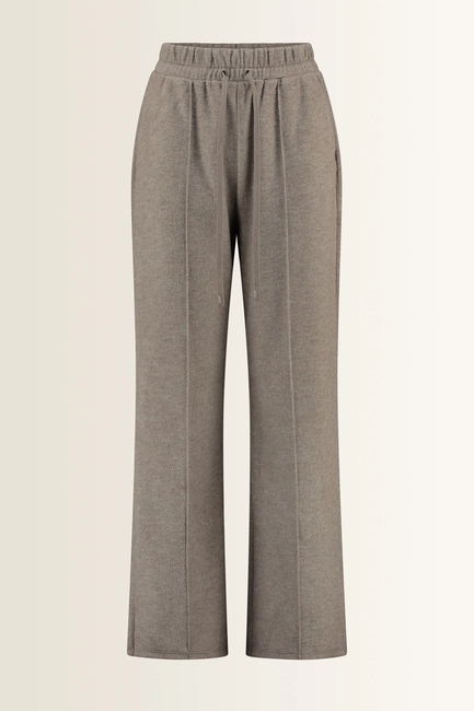 Wijde jersey broek met naaddetail Tenda Max Mara Weekend