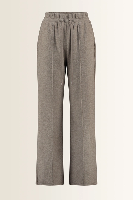 Wijde jersey broek met naaddetail Tenda Max Mara Weekend