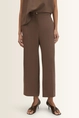 Wijde linnenblend broek Celino cropped linen Someday